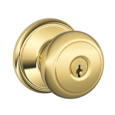 F40AND619,716,613 Schlage Andover Knob Bed and Bath Lock & Reviews